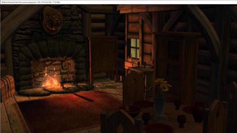 Bruma Player Home interior in Skyblivion